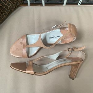 Amalfi Nude Strappy Sandals